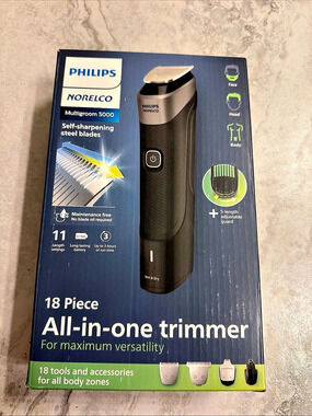 Philips Norelco Multigroom 5000 18-Piece All-in-One Trimmer NWT